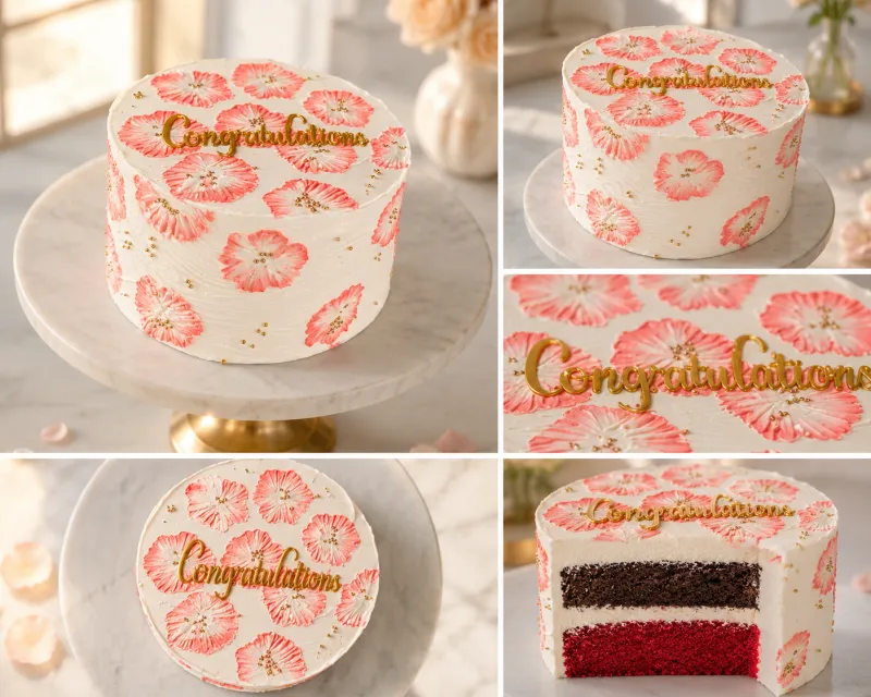 Congratulatory cake