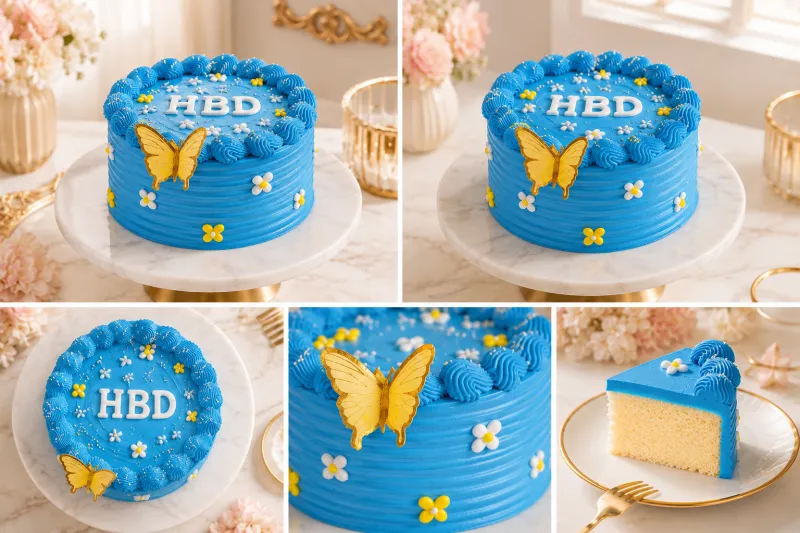 Simple vanilla cake 