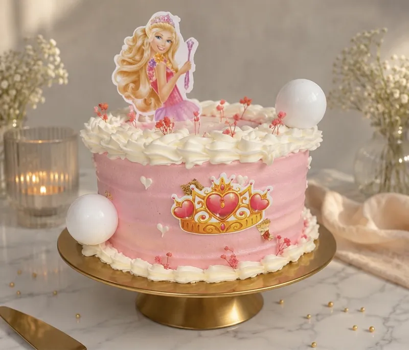 Chocolate and vanilla cake