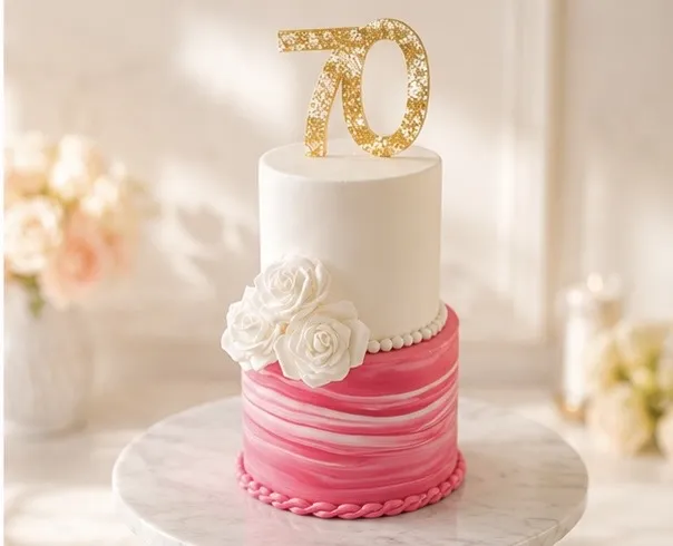 2 tier birthday cake