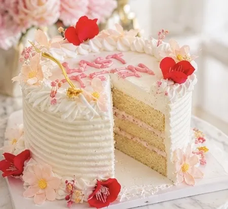 Bento Vanilla cake 