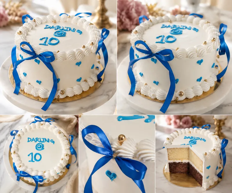 Vanilla chocolate cake