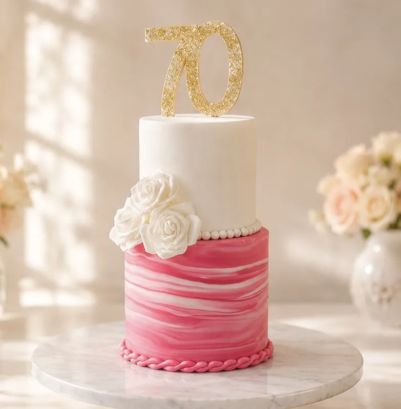 2 tier birthday cake