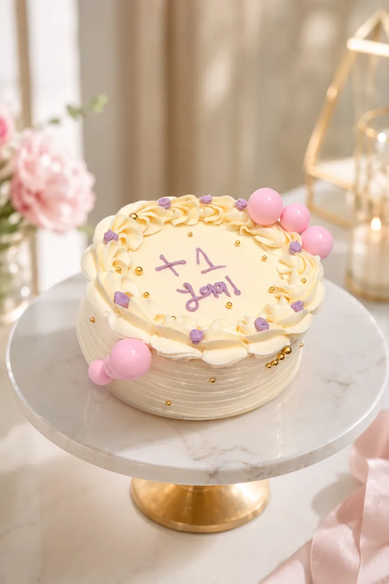 Vanilla red velvet marble cake 