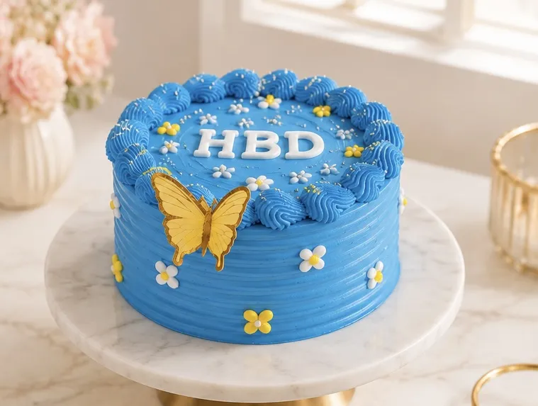 Simple vanilla cake 